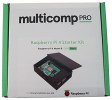 MULTICOMP PRO RPI4-MP-STARTER KIT-BLK-4GB